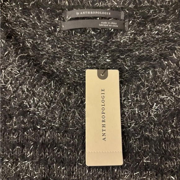 Anthropologie Charcoal Knit Sweater - Picture 3 of 5